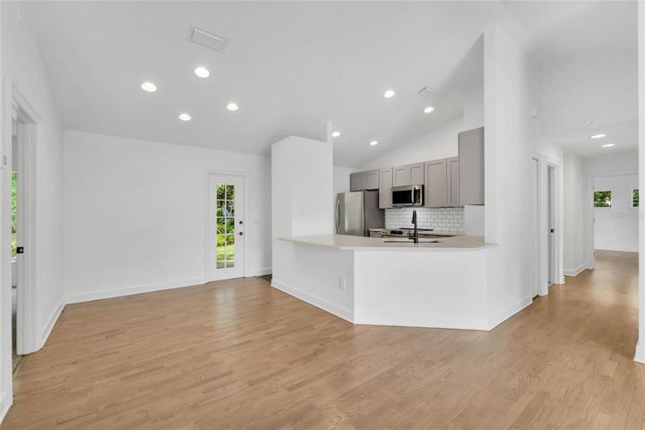 Family room to kitchen