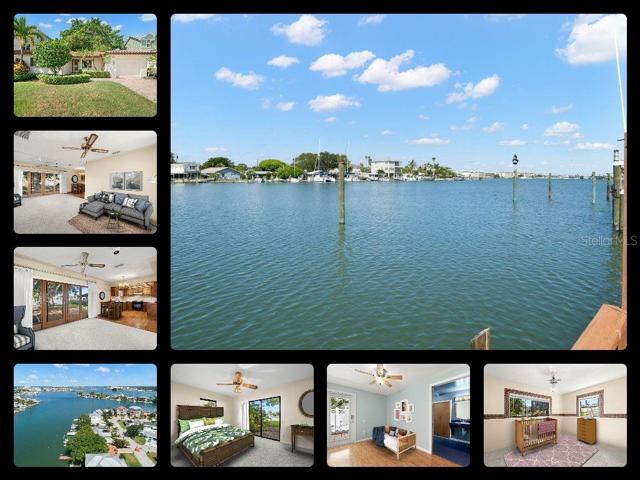 You have options! Update & style this solid block, single-family home as the ultimate single level Mediterranean style of bungalow on DEEP SAILBOAT WATER , lift it above the flood elevation or remove the structure and build 2-stories above parking.
