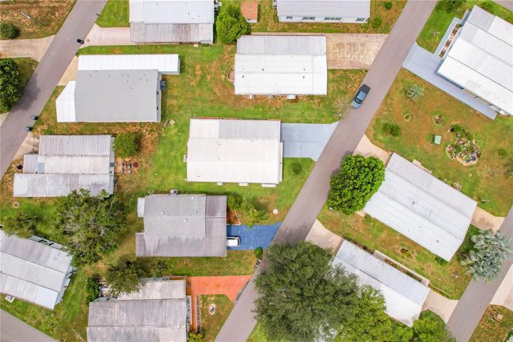 Aerial of the street