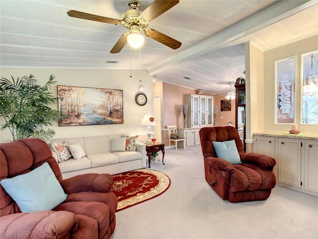 Plenty of space in this living room