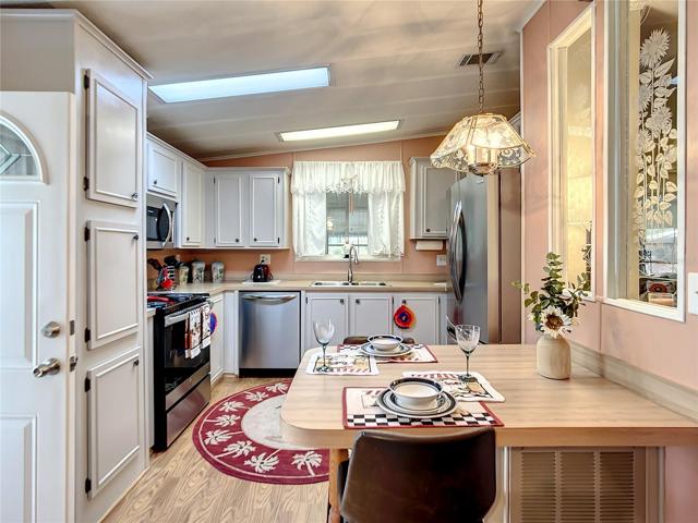 Kitchen with updated appliances