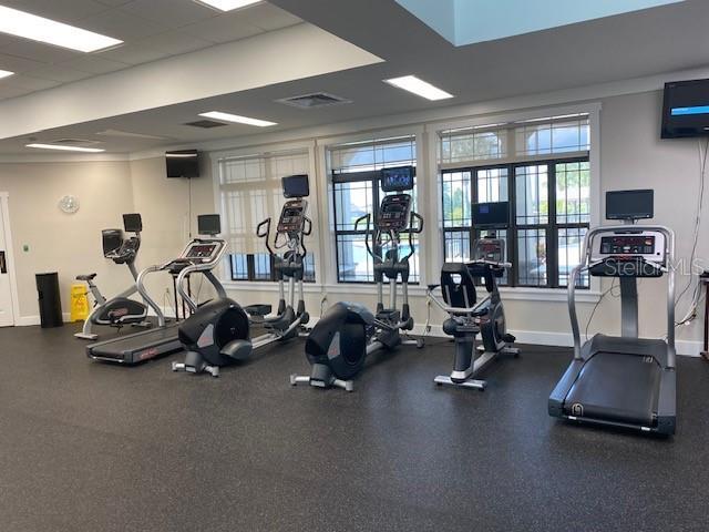 Fitness center other side