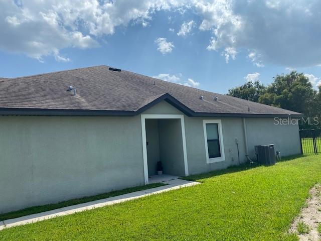Side of house