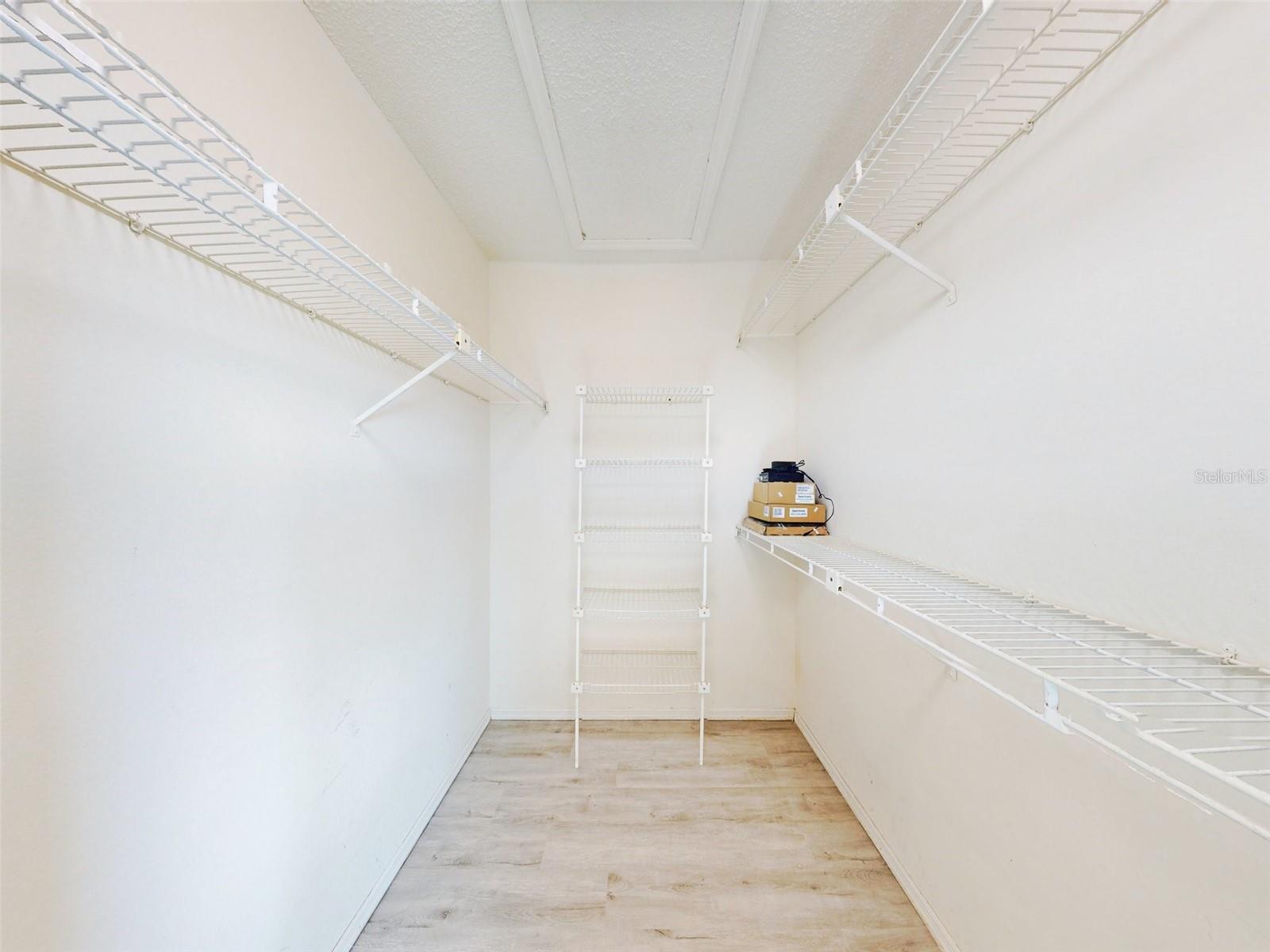 PARE 609 - Master Bedroom Walk-in Closet with Attic Access
