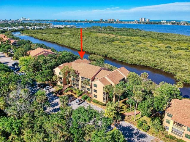 PARE Building 6 - Drone Water Views - Red Arrow to Unit 609
