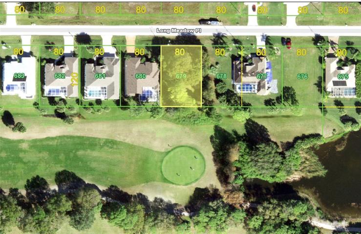 Golf course lot