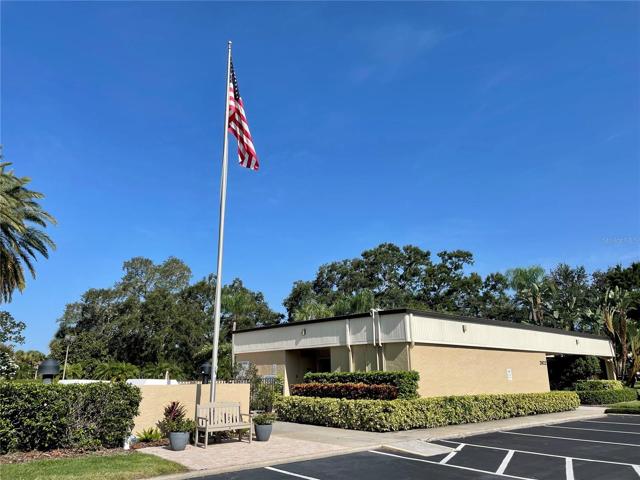Upscale clubhouse with community pool and spa.