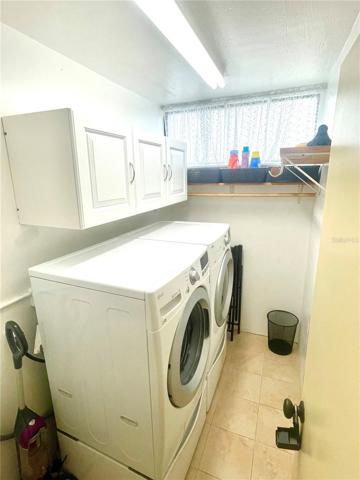 Your own private laundry room across the hallway.