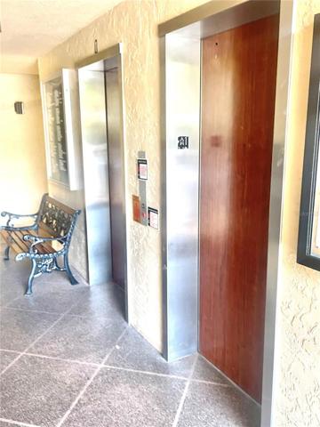 Elevator service.  Two elevators.