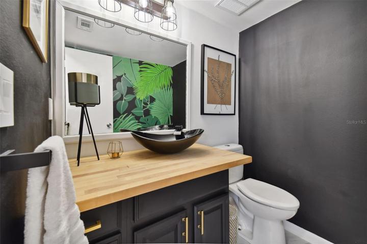 Bathroom off of Kitchen