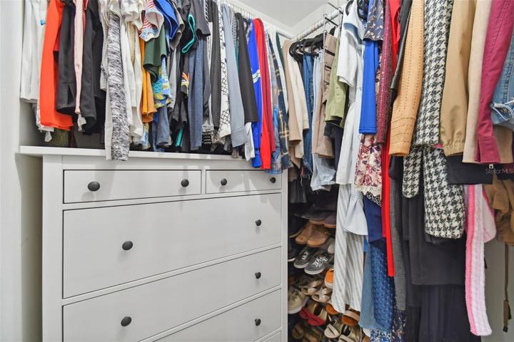 Master Closet 1 (Second closet not pictured)
