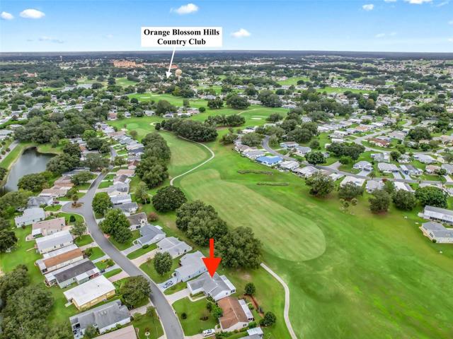 Ariel view of neighborhood