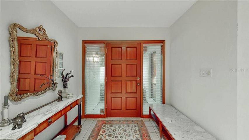 Welcoming you inside. This is the Foyer
