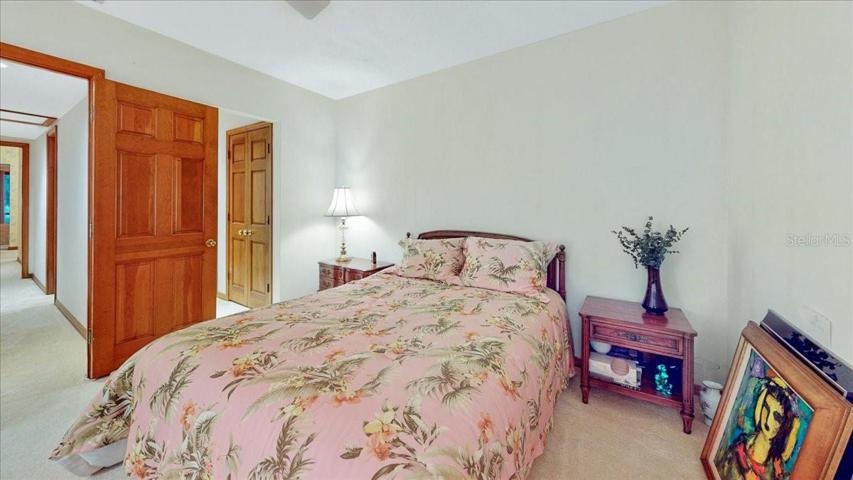 Bedroom 2 with hall and passage to second bathroom. Pictures do not convey