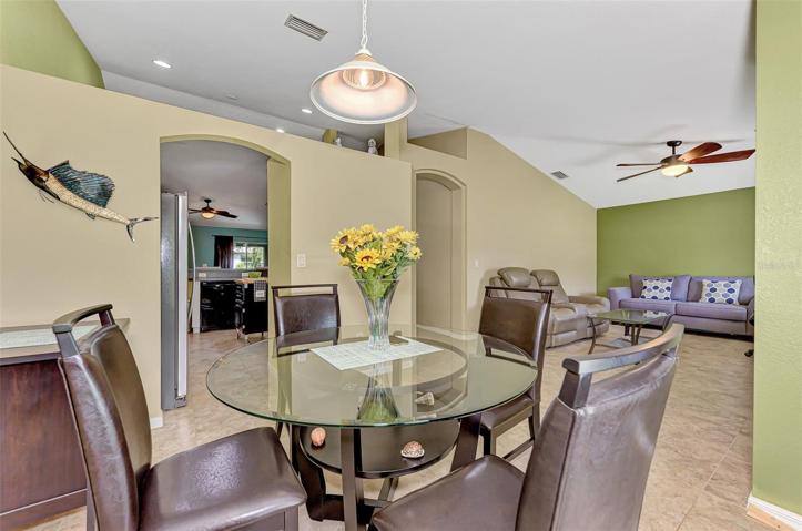 Dining Room to Living Room View