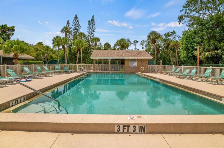 The community pool at Village Gardens