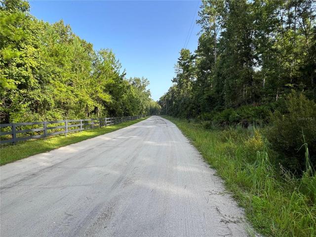 Old Bubbly Road facing north. Property is on the right.