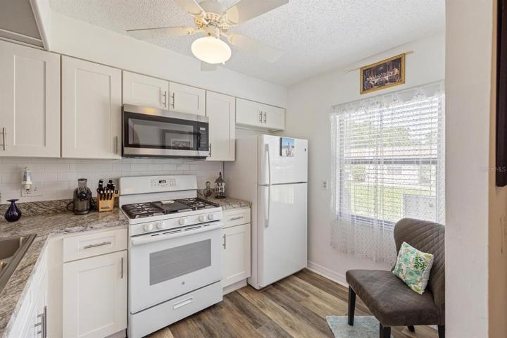 Kitchen facing east