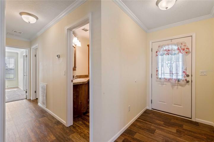 Entry from carport into home.
