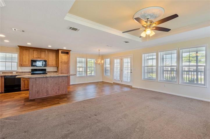 Open concept living room.