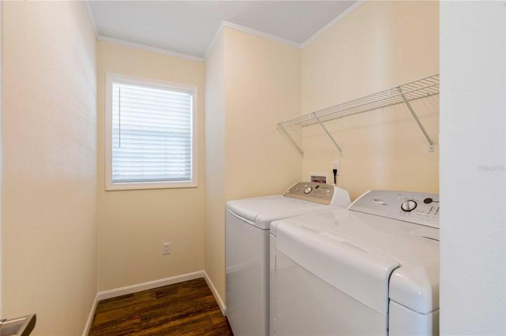 Inside laundry in this home!