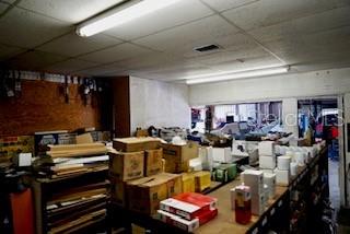 Parts storeroom