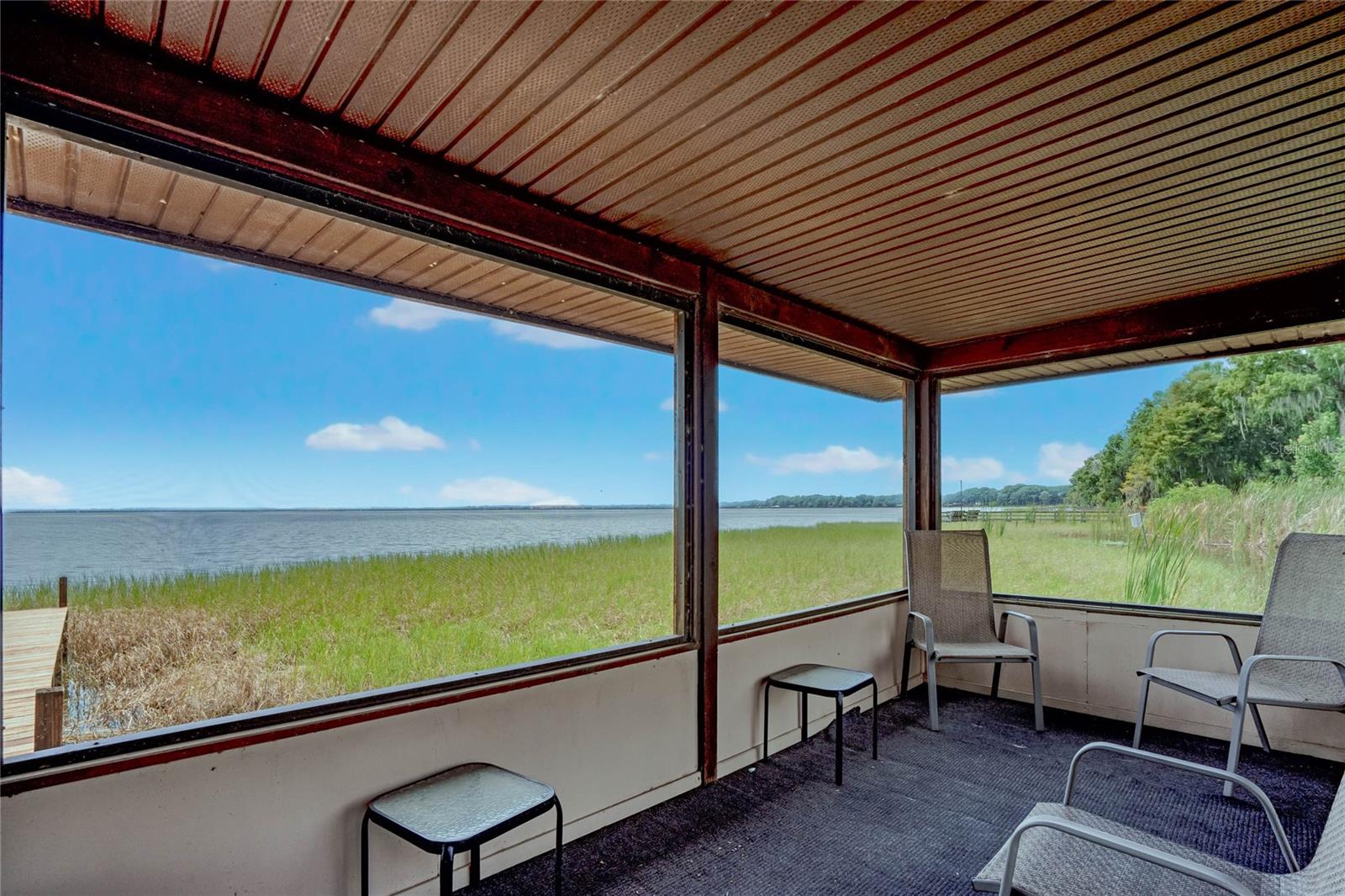 Screen Room on Dock