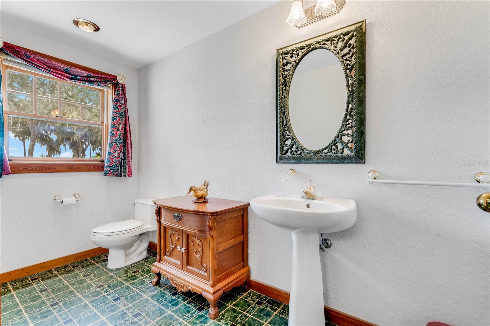 1/2 Bath in Cabin Basement