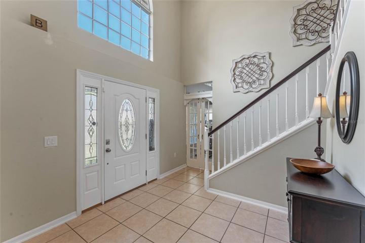 Barn door with access to downstairs bedroom.