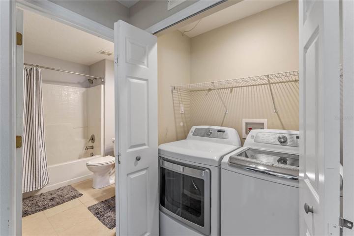 Upstairs Laundry and Full bathroom #2.