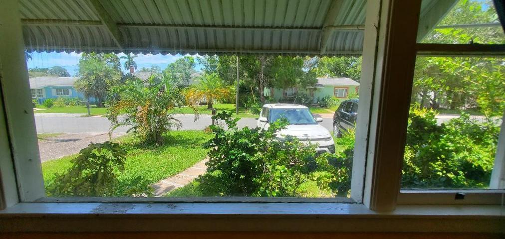 Street view from living room