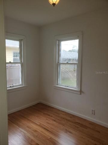 2nd bedroom newly refinished hard wood floor