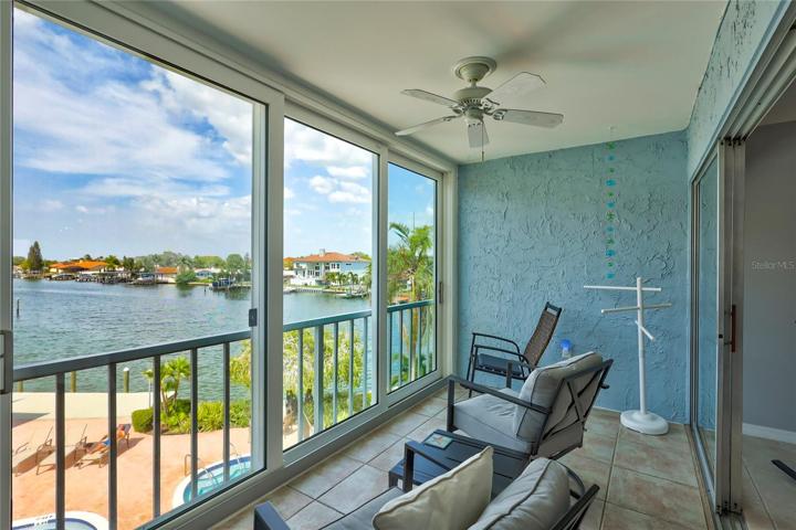With its seamless connection between indoor and outdoor Living, out SunRoom with big sliding windows is a perfect spot to relax, unwind, and savor the beauty of the water view.