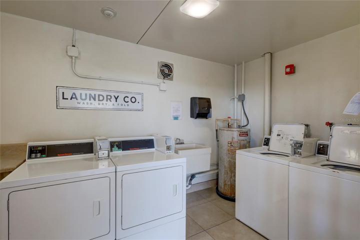 The Laundry facility is on the same floor as your unit.