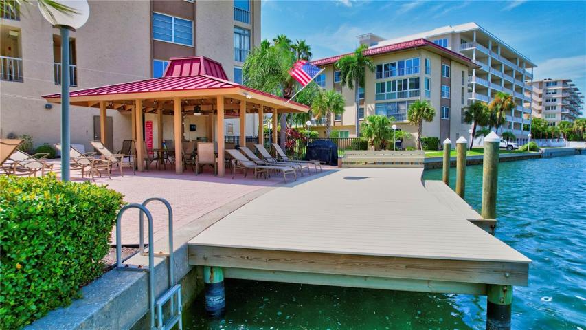 There's a pavilion right there, like a cozy corner where you can sit, chat, and take in the beauty around.