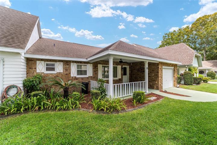 Landscaped front yard