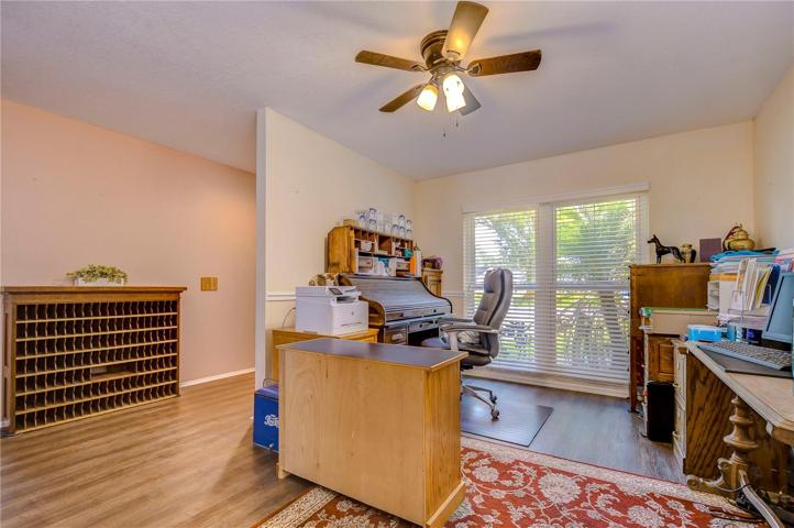 Formal dining or living room used as an office