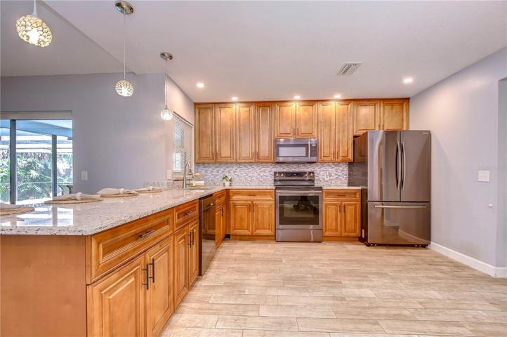 Updated cabinetry/appliances