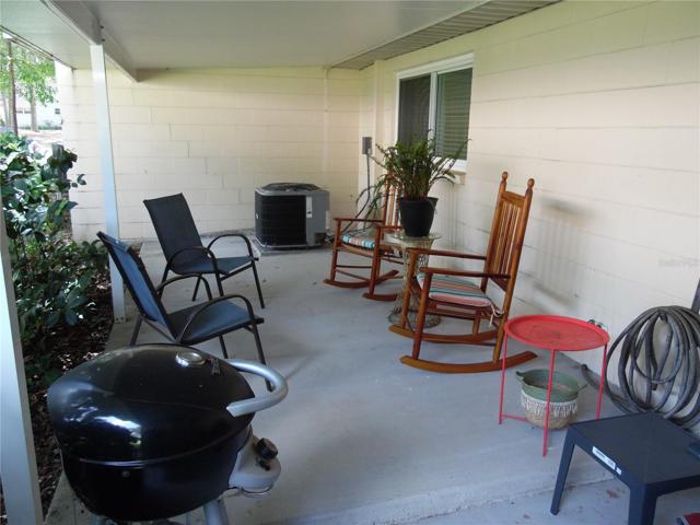 COVERED BACK PORCH