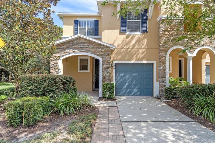 End unit townhome in the Oviedo gated community of Copper Chase.