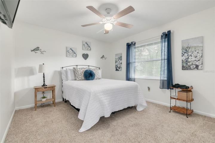Spacious 2nd bedroom.
