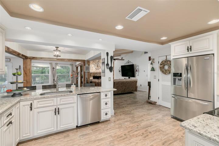 GORGEOUS and open kitchen.