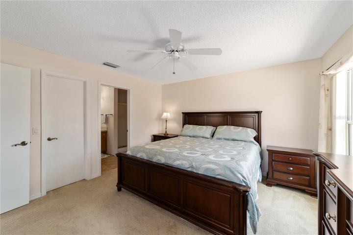 Walk-in closet & Primary bath to the Left