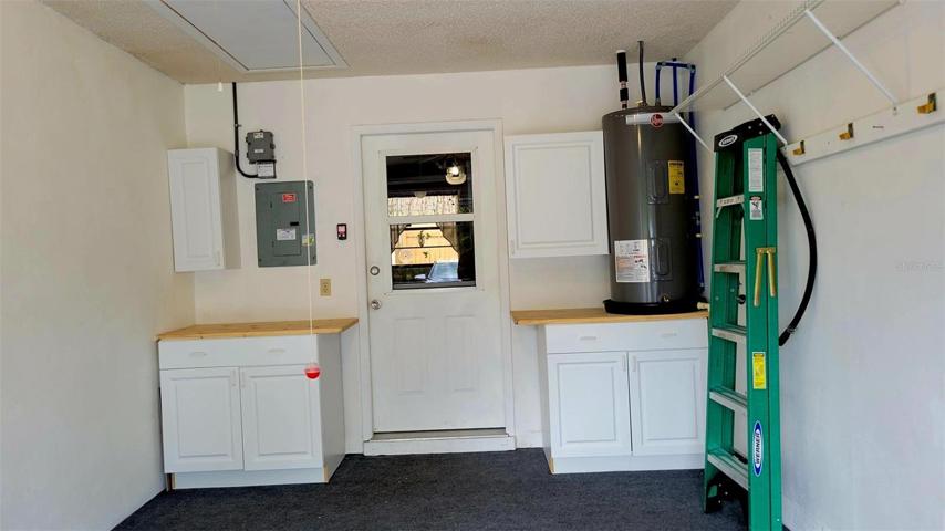 2021 water heater. Pull down stairs for attic.