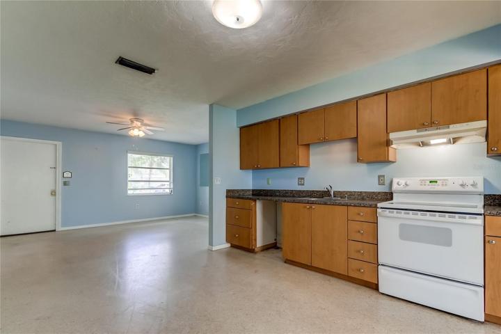 Unit 2 (West) 2BR 1BA - Open Kitchen