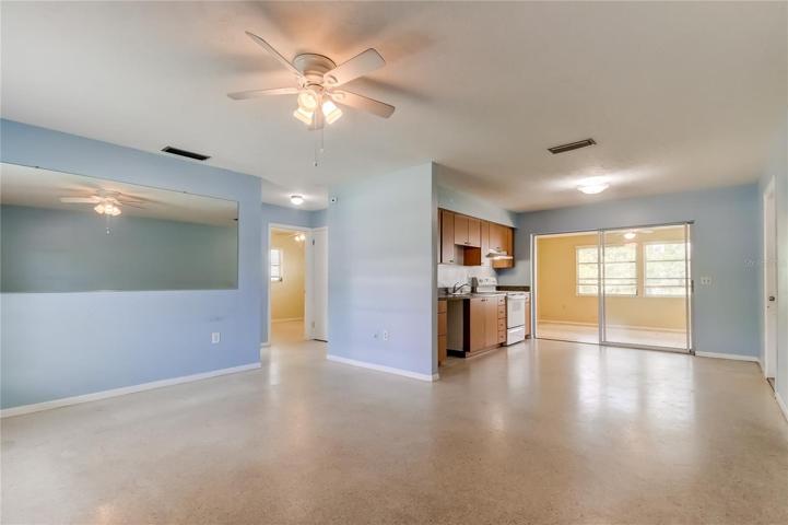 Unit 2 (West) - 2BR 1BA...Spacious living room and dining room