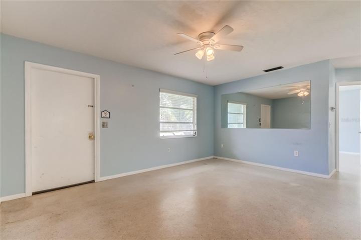 Unit 2 (West)  - 2BR 1BA - Entry/Living Room