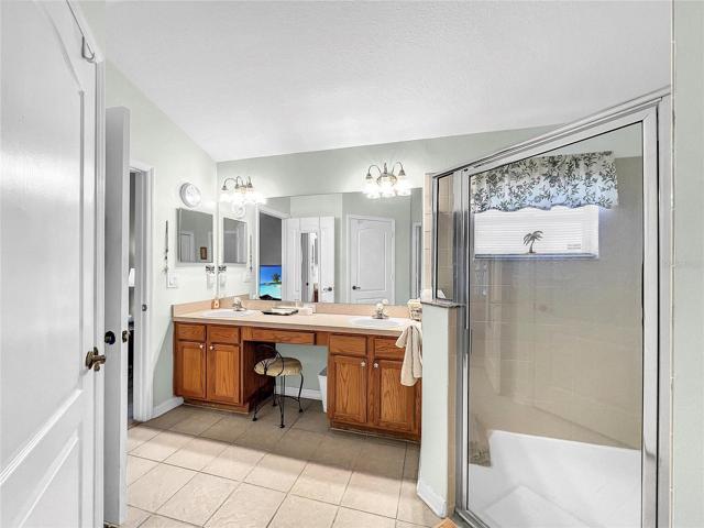 Double vanities and sit-down dresser