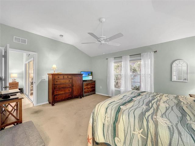 Bedroom is off of the Living Room