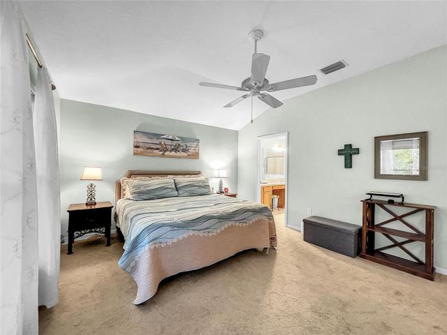 Master Bedroom is in the back of the home